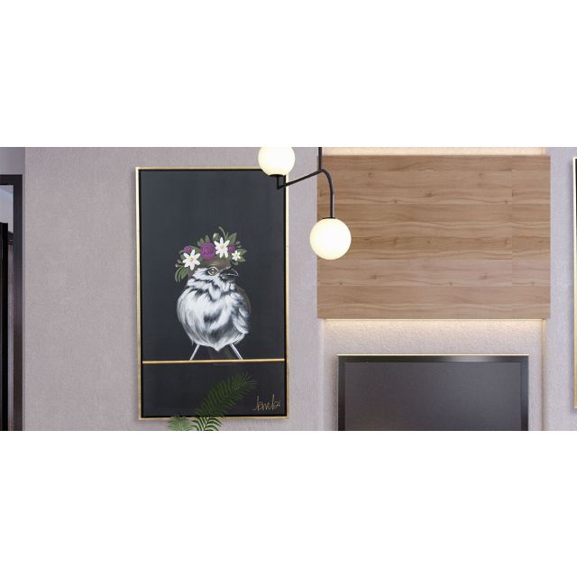 Cuadro Decorativo Giardino I Negro