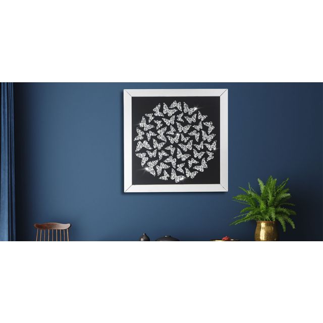 Cuadro Figura Mariposas Cristal GD-9586