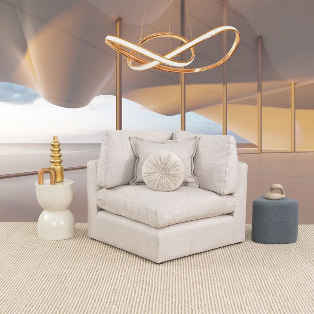 Sillón Esquinero Romelly Beige