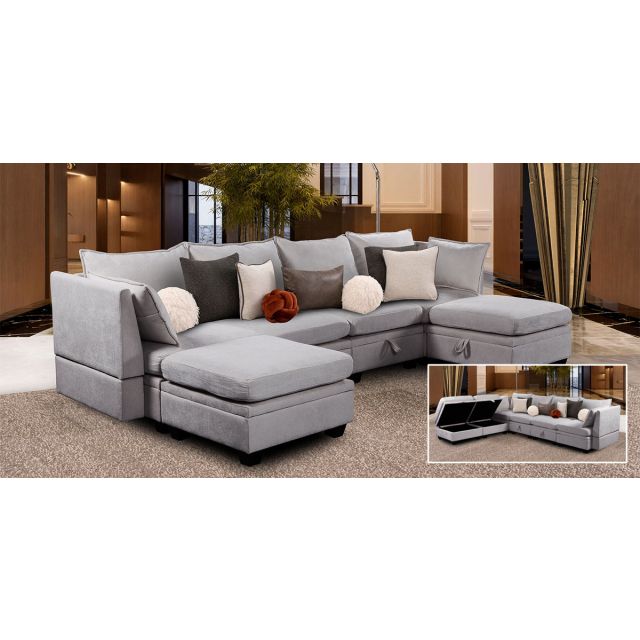 Sala Modular Glimer Gris