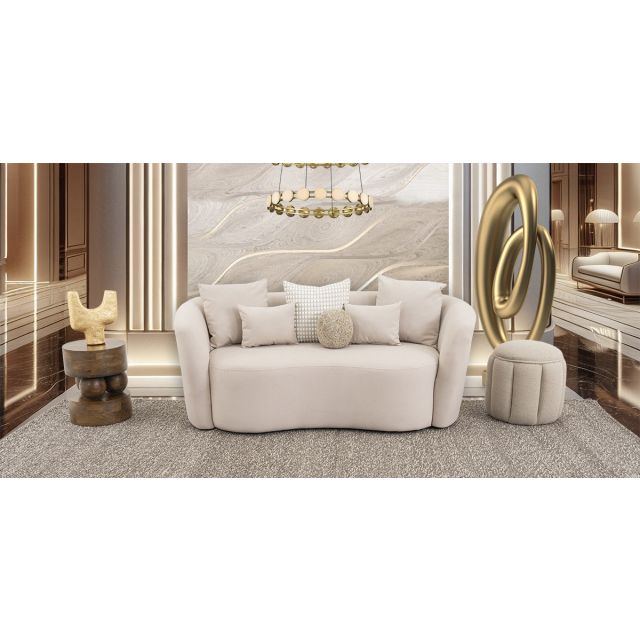 Sofá 2 Plazas Alana Beige