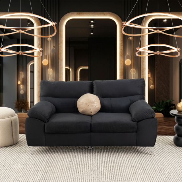 Sofá 2 Plazas Edimburgo PL Black