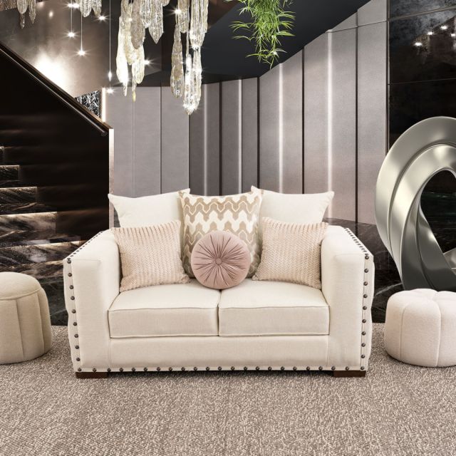 Sofá 2 Plazas Morris Ivory