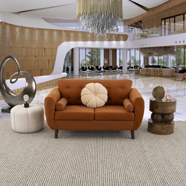 Sofá 2 Plazas Monet Terracota