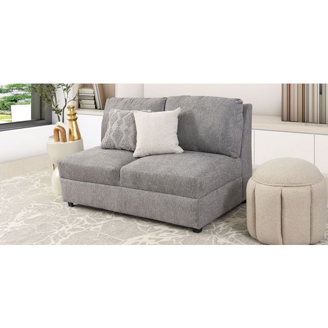 Sofá 2 Plazas Elite Gris Claro