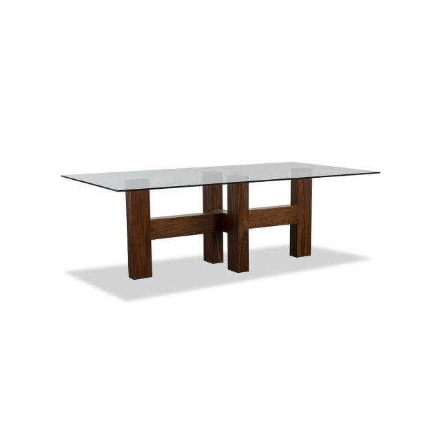 Mesa Comedor Cristal 220 x 110 Cm Rectangular Praga