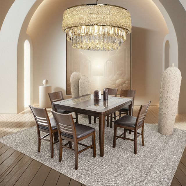 Comedor Alto Manila Acacia 7 Piezas