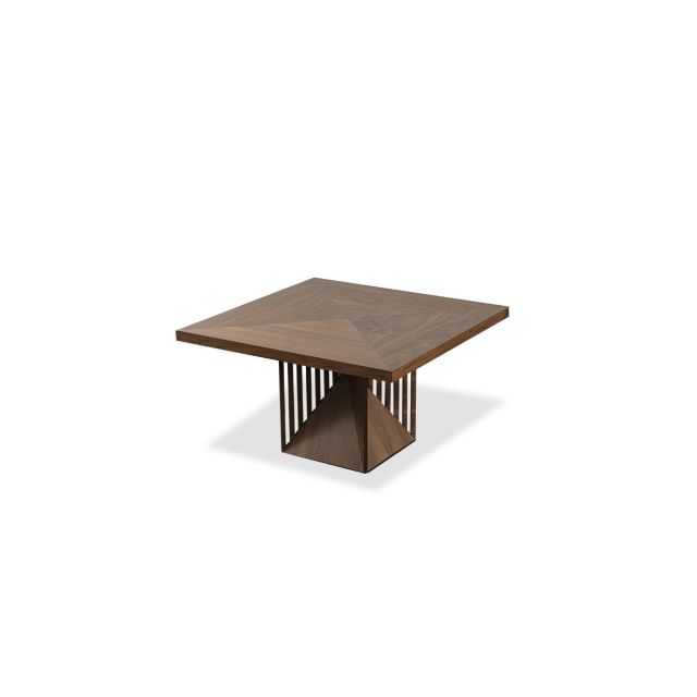 Mesa De Comedor Cuadrado 140 X 140 Cm Malta Café 