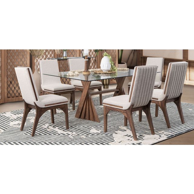 Comedor Poplar Becker Café 7 Piezas
