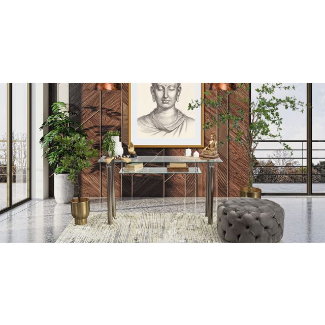 Consola Rectangular Enkel II Plata