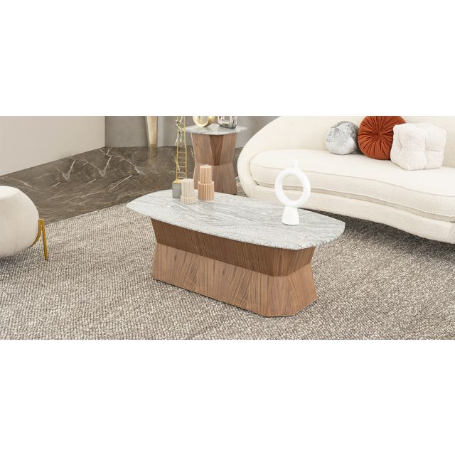 Mesa De Centro Irregular Luanda CL Café