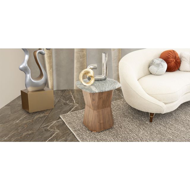 Mesa Lateral Irregular Luanda CL Café