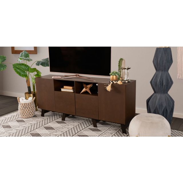 Mueble de TV 180 Cm Quebec Life Café Nogal