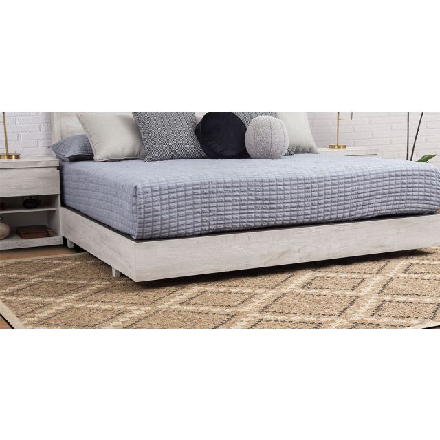 Base De Cama King Size Haití Blanco