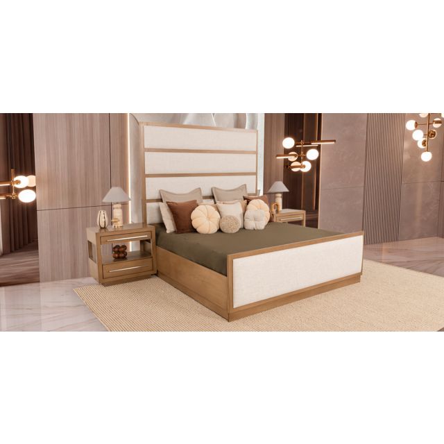 Cama King Size Durango Café