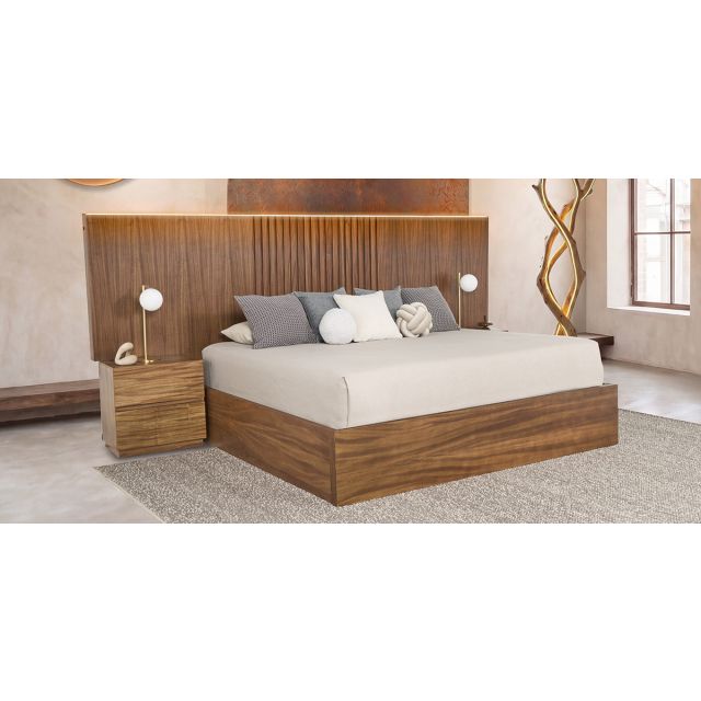 Cama King Size Sabina Café