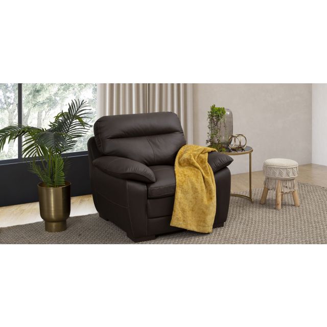 Sillón Piel Match Angels Chocolate  (Boal)