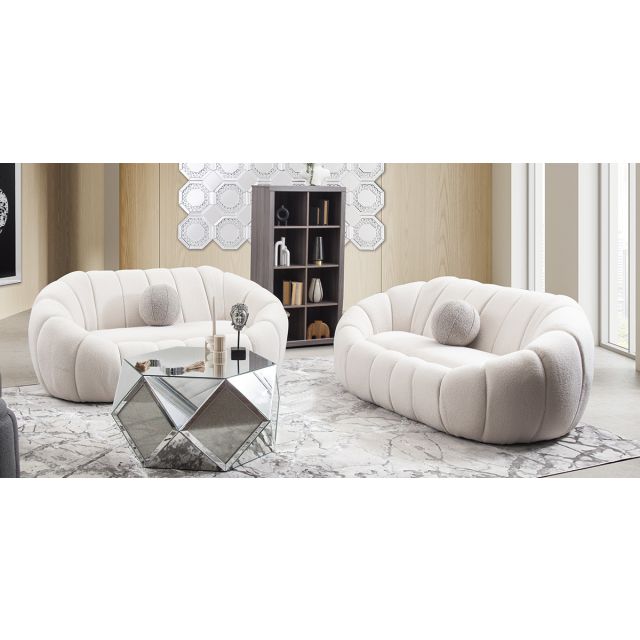 Sala Bubble Beige 2 Piezas
