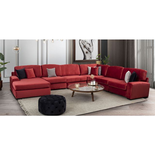 Sala Creta Love Red 6 Piezas