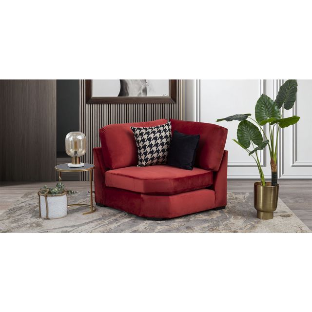 Sillón Esquinero Creta Love Red