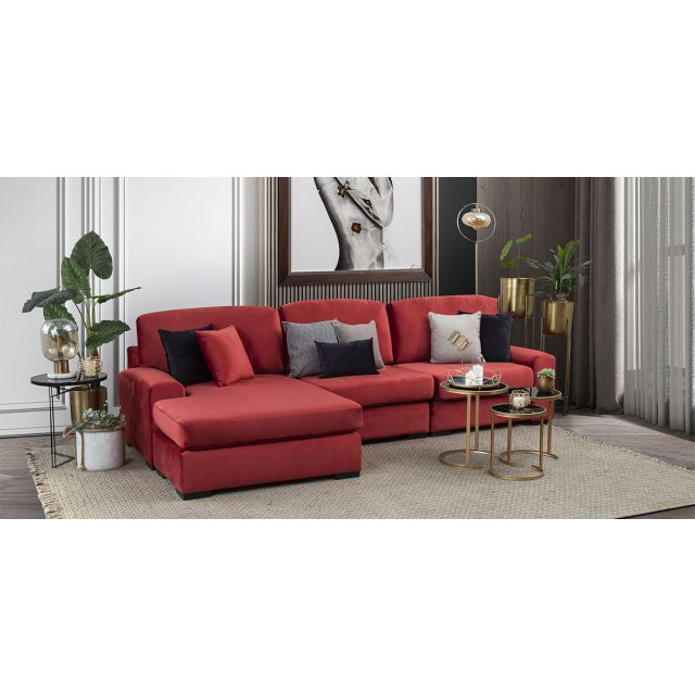 Sala Creta Love Red 3 Piezas