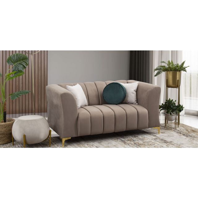 Sofá 2 Plazas Emma Beige 