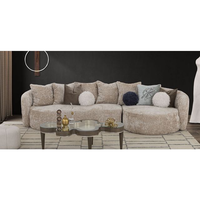 Sala En L Derecha Charlotte Beige