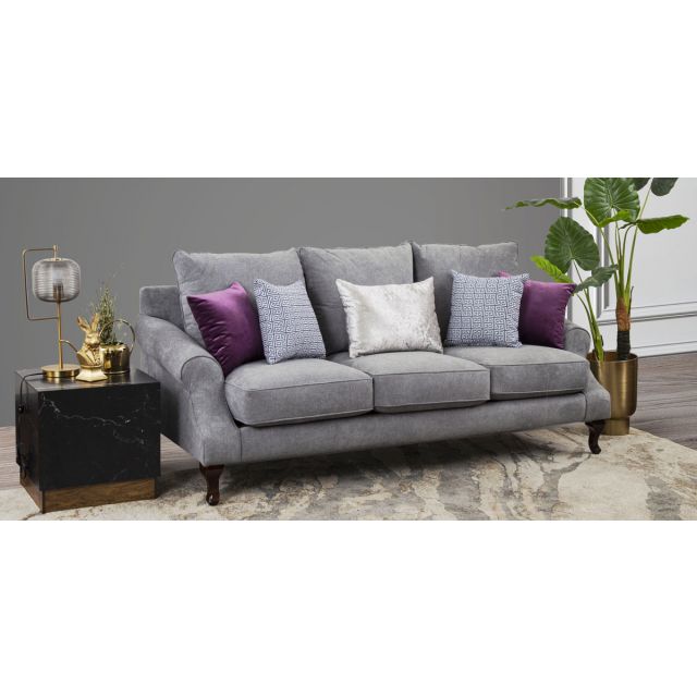 Sofá 3 Plazas James Dark Grey