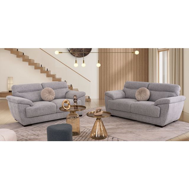 Sala Baldi Promo Gris 2 Plazas (Boal)
