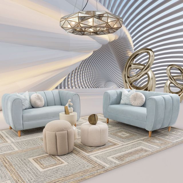 Sala Castell Plata 2 Piezas 