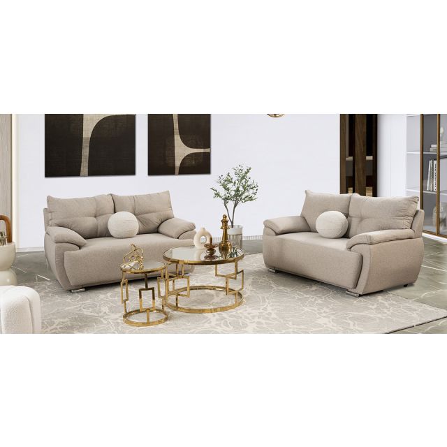 Sala Cartagena Beige 2 Piezas