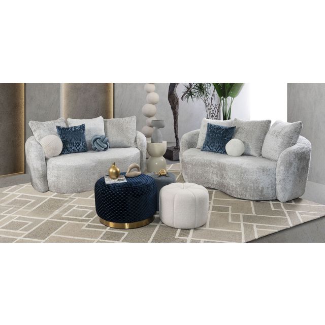 Sala Cornelia CL Gris 2 Piezas