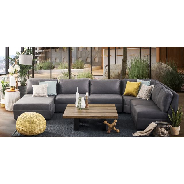 Sala Gea Montana Gris 4 Piezas