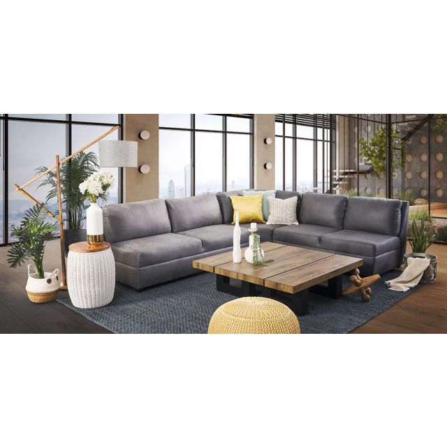 Sala Gea Montana Gris 3 Piezas