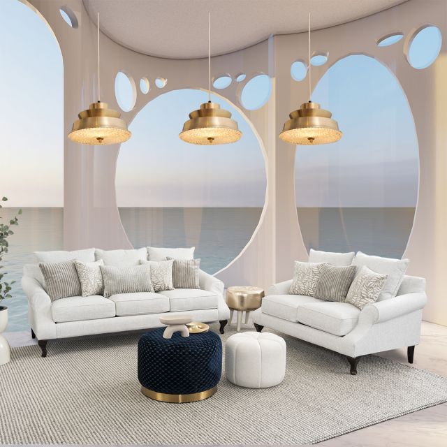 Sala James Fiora Ecru Blanco