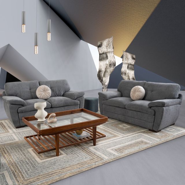 Sala Jerry Promo Gris (Boal) 2 Piezas