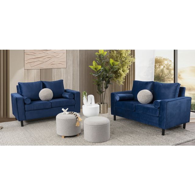 Sala Landmark Azul 2 Piezas