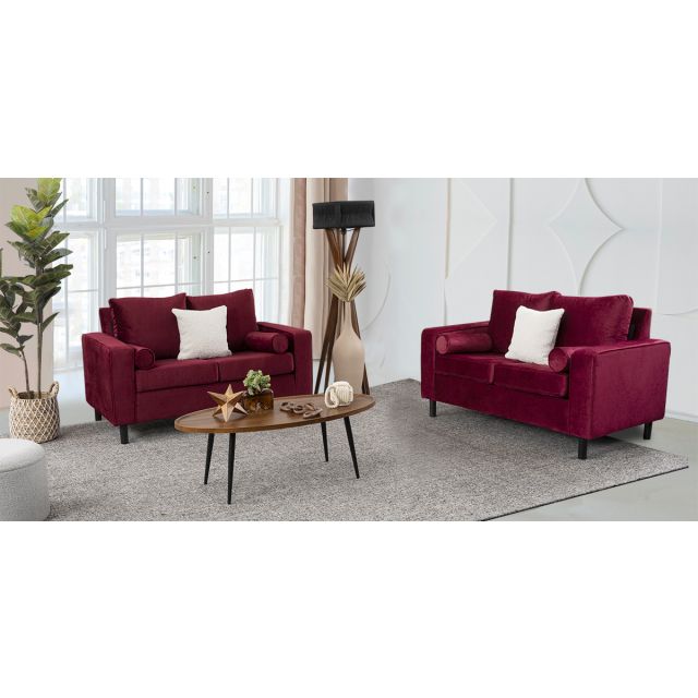 Sala Landmark Rojo 2 Piezas