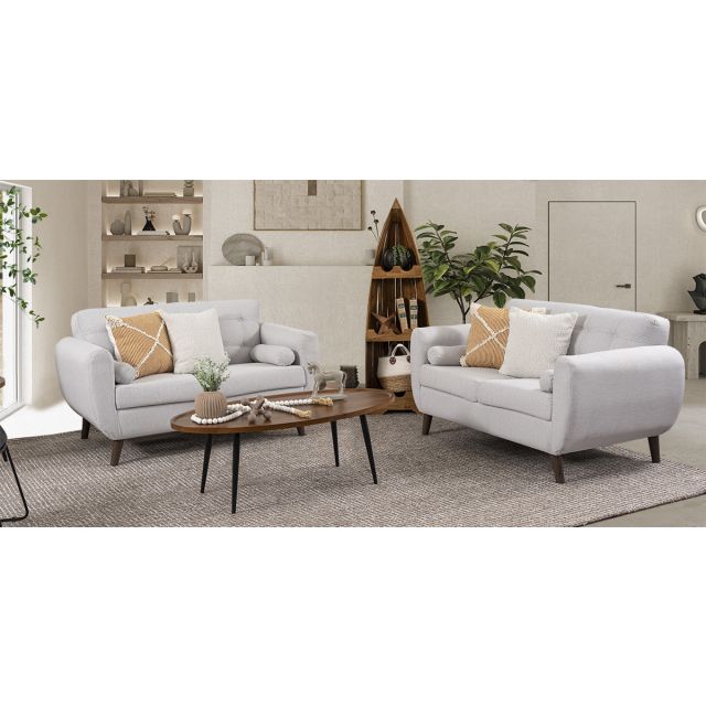 Sala Monet Gris Zinc 2 Piezas