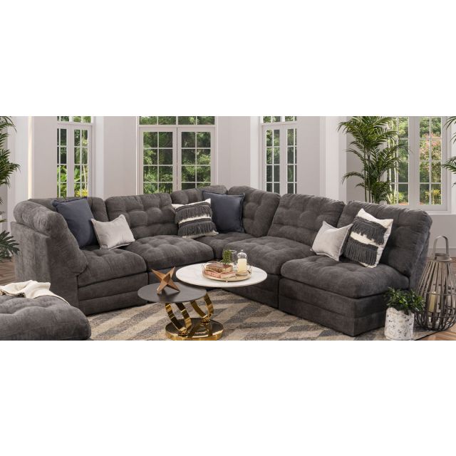 Sala Morrison New Gris 5 Piezas