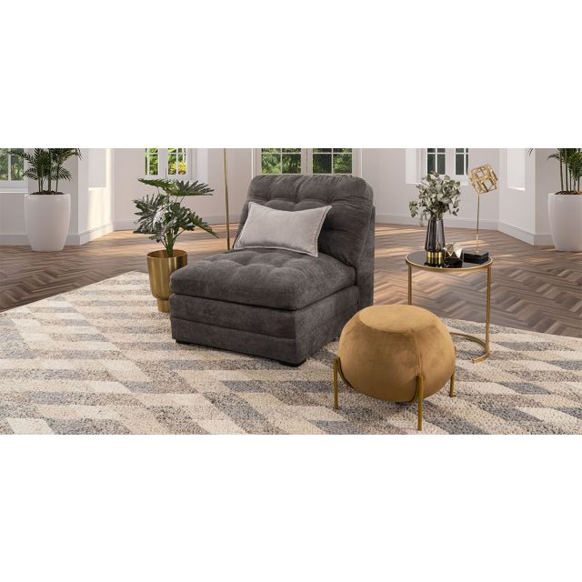 Sillón Sin Brazos Morrison New Gris