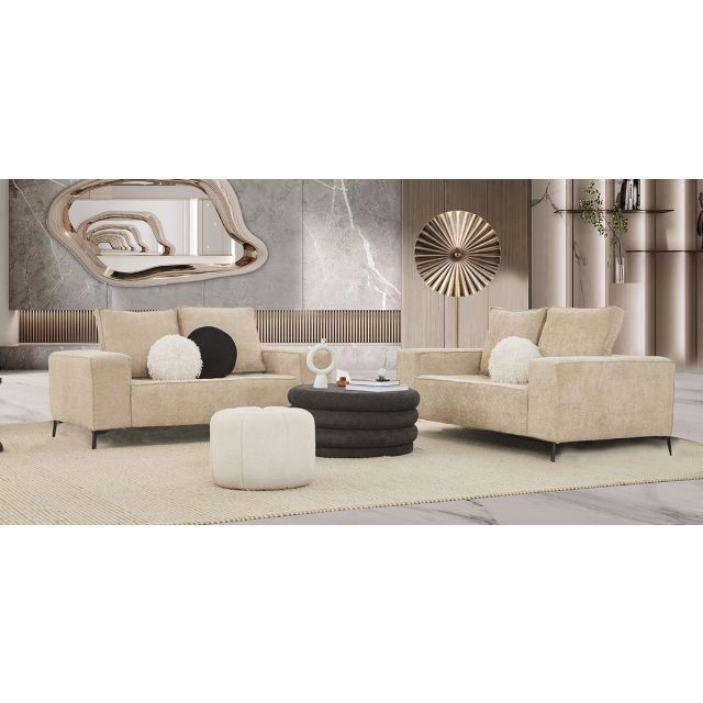 Sala Narvik Beige 2 Piezas