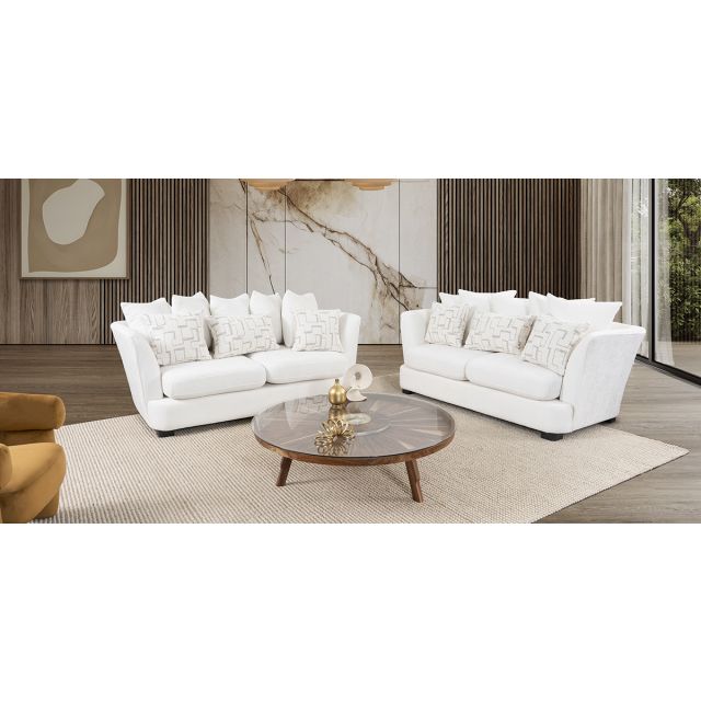 Sala Opulent Blanco 2 Piezas