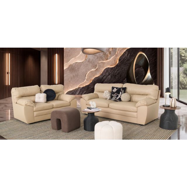 Sala Piel Pisa Beige