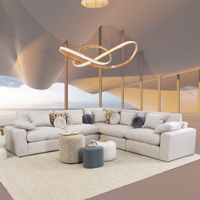 Sala Romelly Beige 5 Piezas