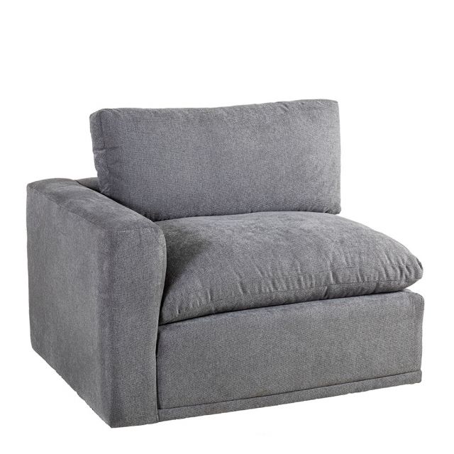 Sillón Brazo Izquierdo Pisa Lillie Pewter