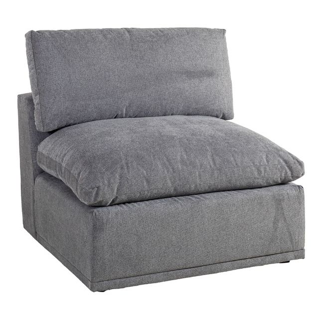 Sillón Central Sin Brazos Pisa Lillie Pewter