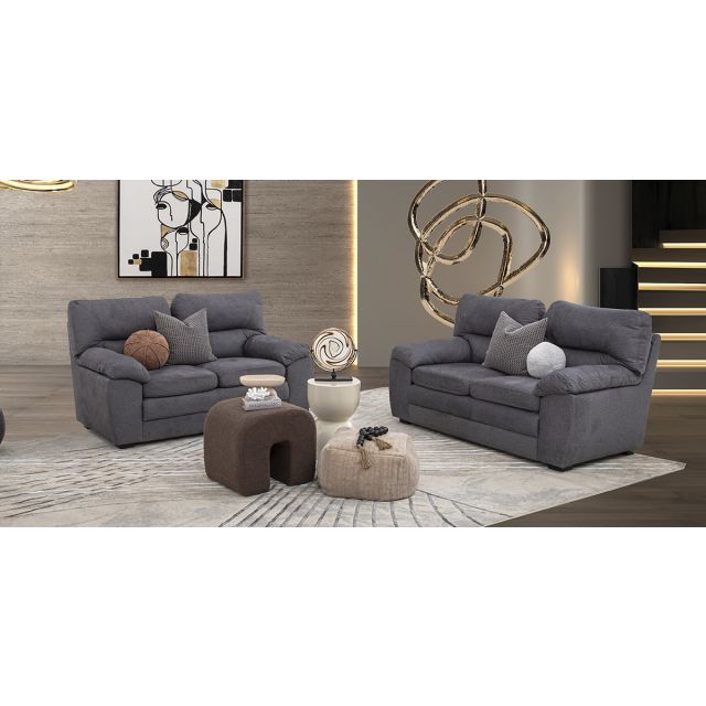 Sala Balam Gris Smoke 2 Piezas