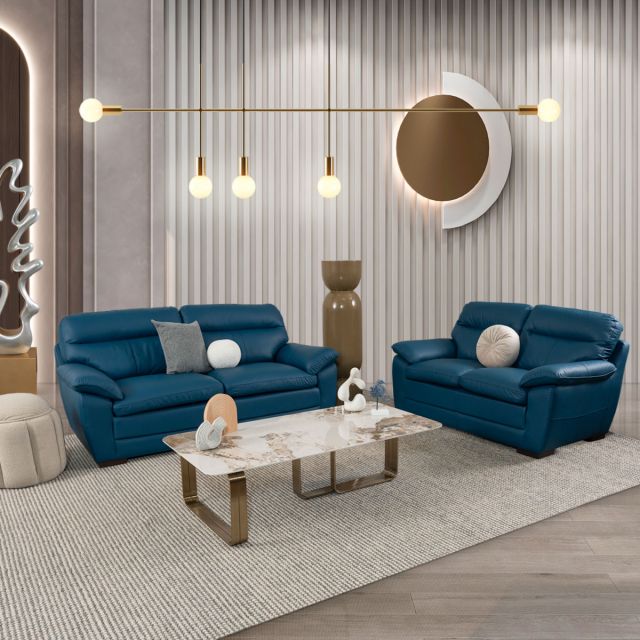 Sala Piel Match Angels Azul  (Boal)