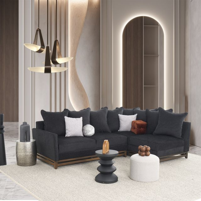 Sala Modular Derecha Adelei Negro